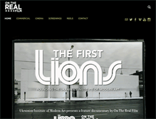 Tablet Screenshot of ontherealfilm.com